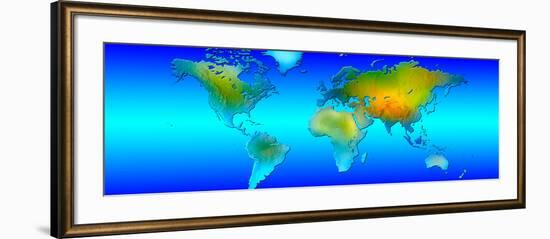 World Map-null-Framed Photographic Print