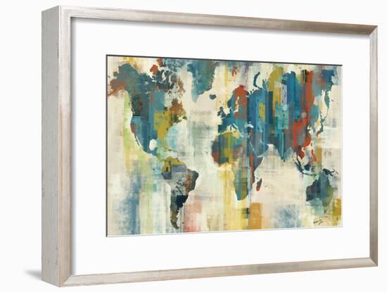 World Map-Eric Yang-Framed Art Print