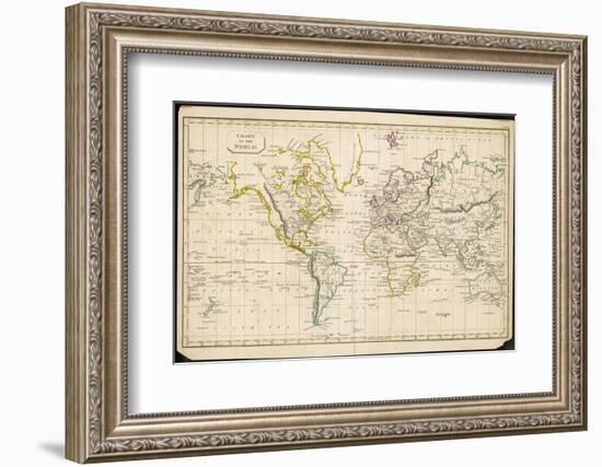 World Map-null-Framed Photographic Print