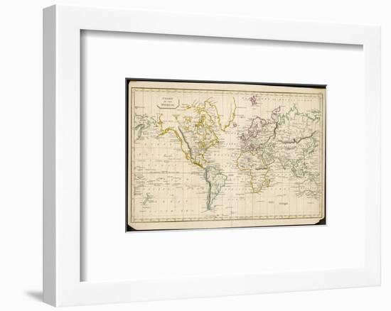 World Map-null-Framed Photographic Print