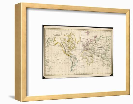 World Map-null-Framed Photographic Print