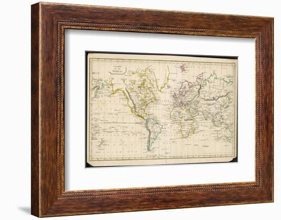 World Map-null-Framed Photographic Print