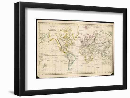 World Map-null-Framed Photographic Print