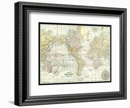 World Map-null-Framed Art Print