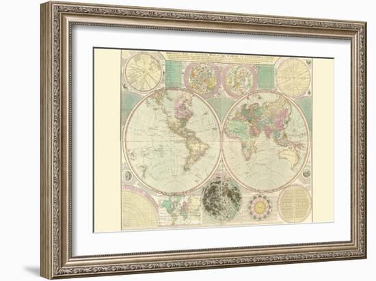 World Map-Carington Bowles-Framed Art Print