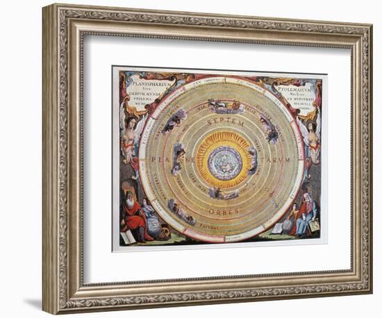 World Map-Andreas Cellarius-Framed Giclee Print