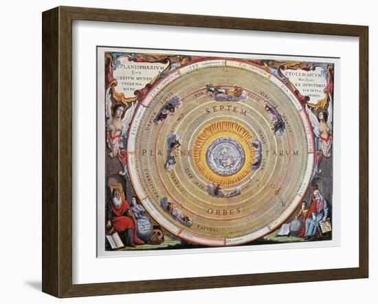 World Map-Andreas Cellarius-Framed Giclee Print