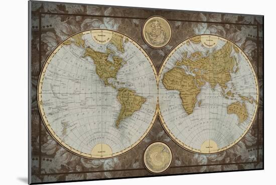 World Map-Elizabeth Medley-Mounted Art Print