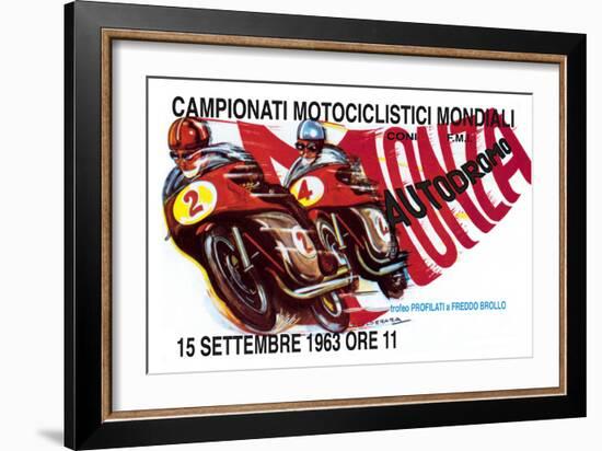 World Motorcycle Championship, 1963-null-Framed Premium Giclee Print