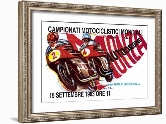 World Motorcycle Championship, 1963-null-Framed Art Print