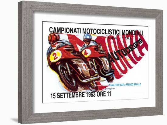 World Motorcycle Championship, 1963-null-Framed Art Print