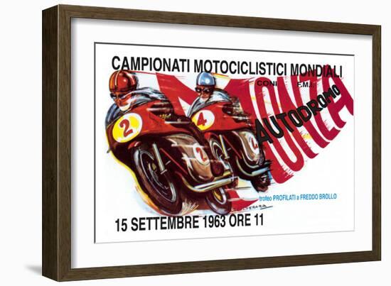 World Motorcycle Championship, 1963-null-Framed Art Print