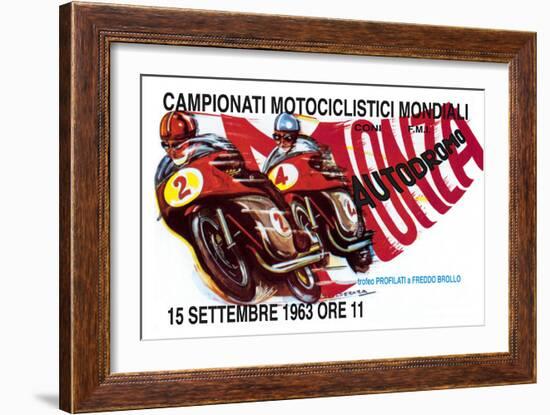 World Motorcycle Championship, 1963-null-Framed Art Print