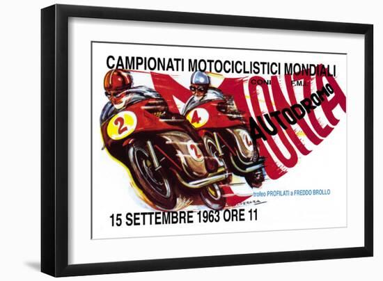 World Motorcycle Championship, 1963-null-Framed Art Print