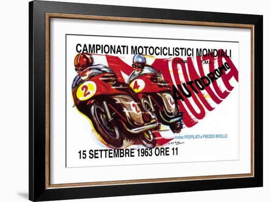 World Motorcycle Championship, 1963-null-Framed Art Print