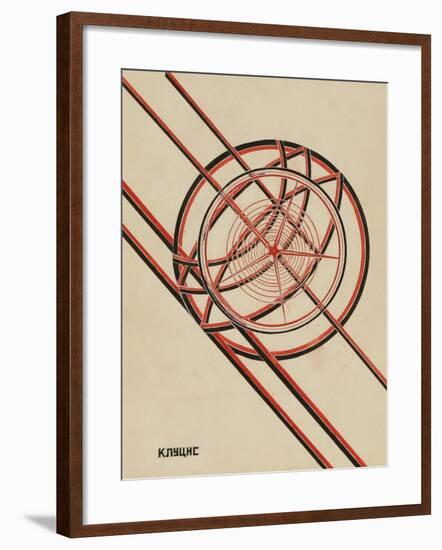 World October-Gustav Klutsis-Framed Giclee Print