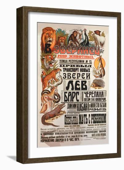 World of Animals-V. Mukhanov-Framed Art Print