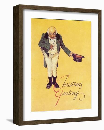 World of Charles Dickens-Norman Rockwell-Framed Giclee Print