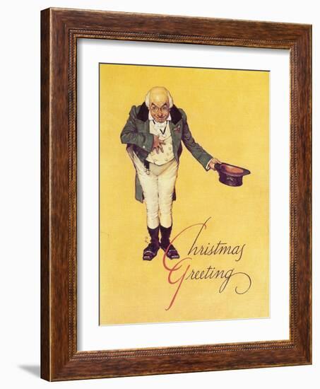 World of Charles Dickens-Norman Rockwell-Framed Giclee Print