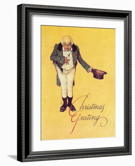 World of Charles Dickens-Norman Rockwell-Framed Giclee Print