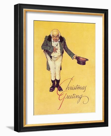 World of Charles Dickens-Norman Rockwell-Framed Giclee Print