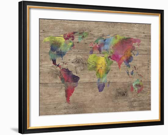 World of Colours - Vintage-Sandra Jacobs-Framed Giclee Print