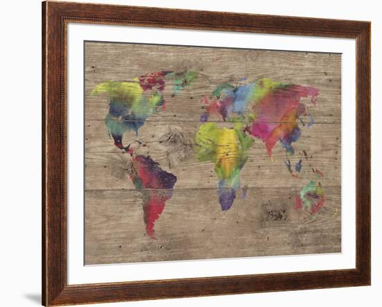 World of Colours - Vintage-Sandra Jacobs-Framed Art Print