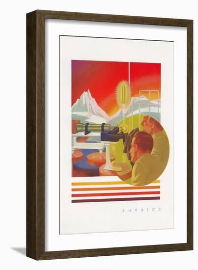 World of Physics-null-Framed Art Print