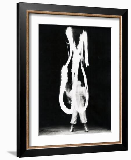 World's Ace Juggler Massimiliano Truzzi Juggling Plates-Gjon Mili-Framed Photographic Print