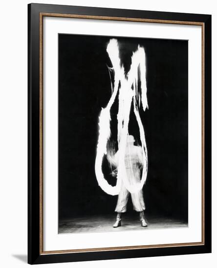 World's Ace Juggler Massimiliano Truzzi Juggling Plates-Gjon Mili-Framed Photographic Print