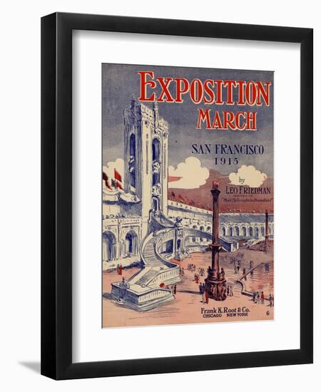 World's Fair: 1915 Panama-Pacific International Exposition, National Museum of American History-null-Framed Art Print