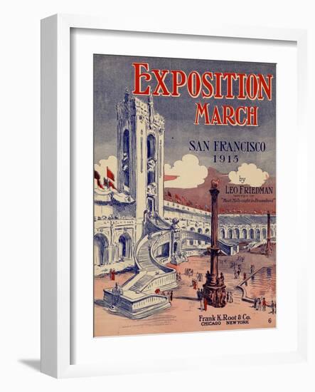 World's Fair: 1915 Panama-Pacific International Exposition, National Museum of American History-null-Framed Art Print