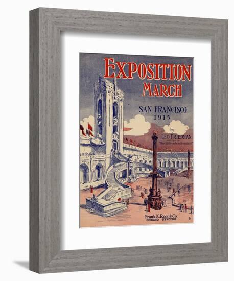 World's Fair: 1915 Panama-Pacific International Exposition, National Museum of American History-null-Framed Premium Giclee Print