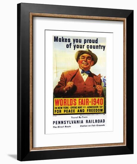 World's Fair 1940-null-Framed Art Print