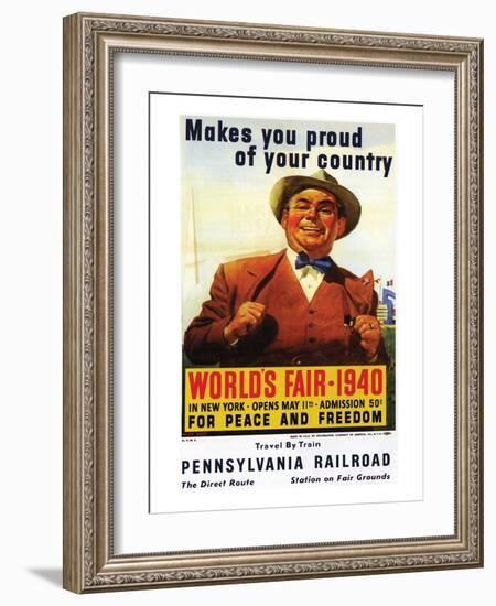 World's Fair 1940-null-Framed Art Print