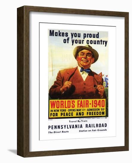 World's Fair 1940-null-Framed Art Print