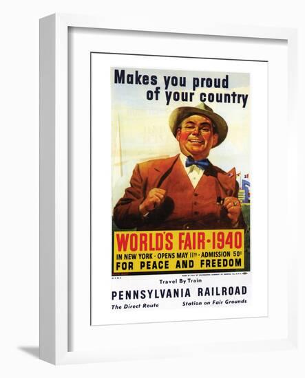 World's Fair 1940-null-Framed Art Print