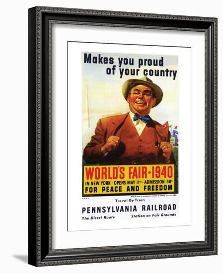 World's Fair 1940-null-Framed Art Print