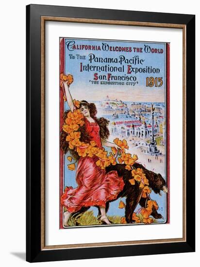 World's Fair: California Welcomes the World to the Panama Pacific International Exposition-null-Framed Art Print