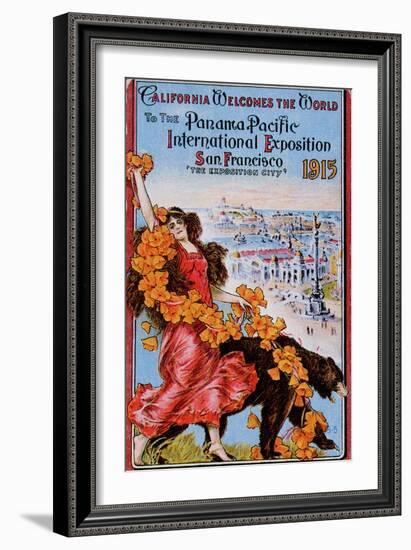 World's Fair: California Welcomes the World to the Panama Pacific International Exposition-null-Framed Art Print