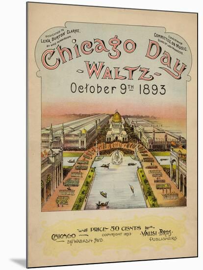World's Fair: Chicago Day Waltz, October 9th, 1893-null-Mounted Art Print