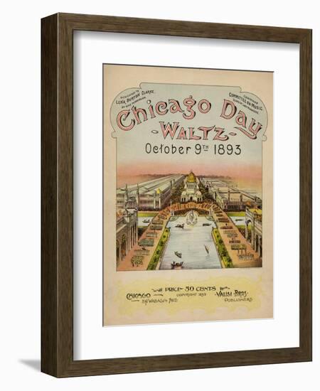 World's Fair: Chicago Day Waltz, October 9th, 1893-null-Framed Art Print