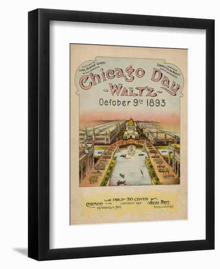 World's Fair: Chicago Day Waltz, October 9th, 1893-null-Framed Art Print