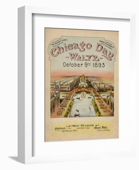 World's Fair: Chicago Day Waltz, October 9th, 1893-null-Framed Art Print