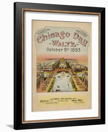 World's Fair: Chicago Day Waltz, October 9th, 1893-null-Framed Art Print