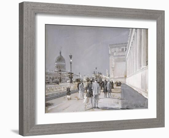 World's Fair, Chicago-Childe Hassam-Framed Giclee Print