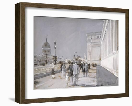 World's Fair, Chicago-Childe Hassam-Framed Giclee Print