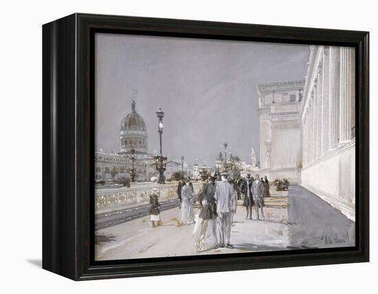 World's Fair, Chicago-Childe Hassam-Framed Premier Image Canvas