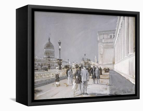 World's Fair, Chicago-Childe Hassam-Framed Premier Image Canvas