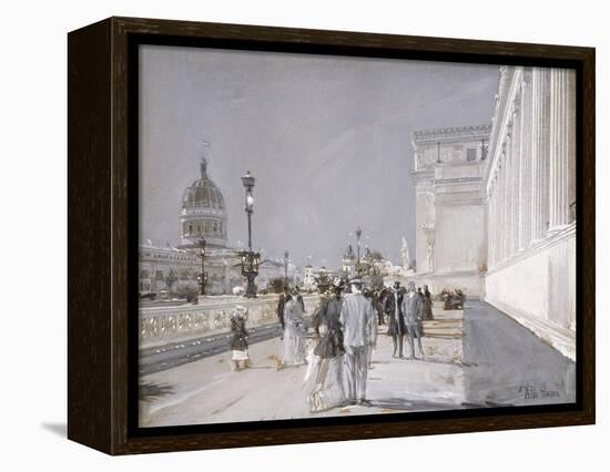 World's Fair, Chicago-Childe Hassam-Framed Premier Image Canvas